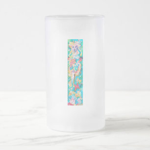 CANECA DE CERVEJA VIDRO JATEADO CONTO DE FADAS DA UVA