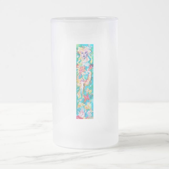 CANECA DE CERVEJA VIDRO JATEADO CONTO DE FADAS DA UVA (Centro)