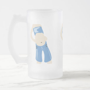Caneca De Cerveja Vidro Jateado copo de cerveja de barriga