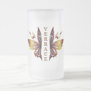 Caneca De Cerveja Vidro Jateado Copo de Cerveja Verrace