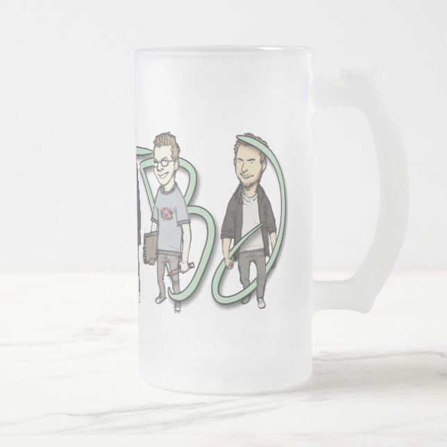 Caneca De Cerveja Vidro Jateado Copo dos coletores de RATBJ (Direita)