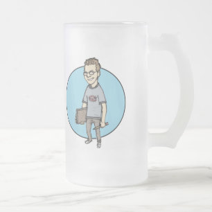 Caneca De Cerveja Vidro Jateado Copo dos coletores do GP de Brian