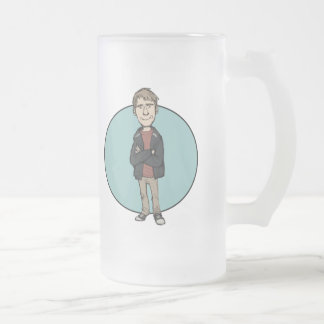 Caneca De Cerveja Vidro Jateado Copo dos coletores do GP de Charlie