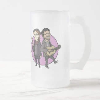 Caneca De Cerveja Vidro Jateado Copo dos coletores do GP de Jess e de Brian