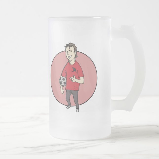 Caneca De Cerveja Vidro Jateado Copo dos coletores do GP de Ryan (Direita)