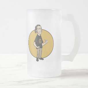 Caneca De Cerveja Vidro Jateado Copo dos coletores do GP de Simon