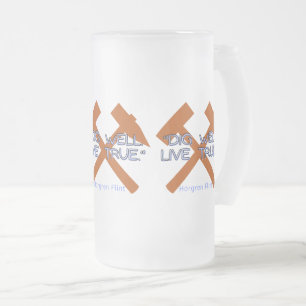 Caneca De Cerveja Vidro Jateado Coração - Fosco