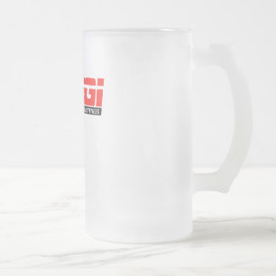 Caneca De Cerveja Vidro Jateado Corgi 15oz de ESPN. Caneca do vidro de fosco