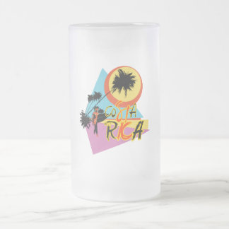 Caneca De Cerveja Vidro Jateado Costa Rica