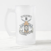 Cowboy Revolver Gun Whiskey Saloon
