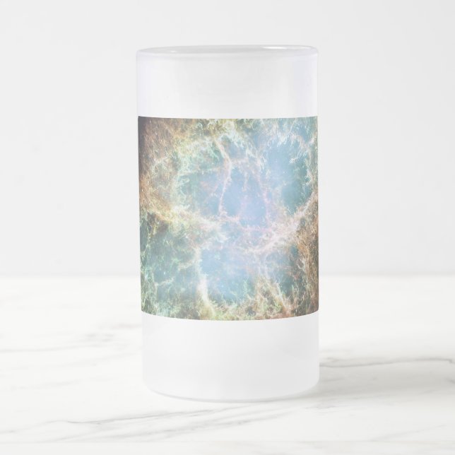 Caneca De Cerveja Vidro Jateado Crab Nebula (Centro)