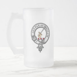 Caneca De Cerveja Vidro Jateado Crachá Gunn Crest