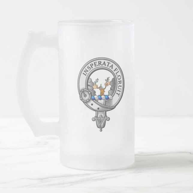 Caneca De Cerveja Vidro Jateado Crachá Watson Crest (Esquerda)