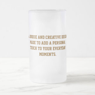 Caneca De Cerveja Vidro Jateado Crie Seu Próprios Caneca de Vidro Fosco 16oz de Ce