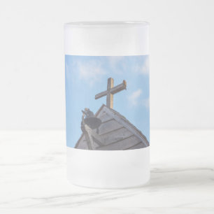 Caneca De Cerveja Vidro Jateado Cruz 1791 de Borromeo