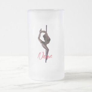 Caneca De Cerveja Vidro Jateado Dançarina fêmea Thunder_Cove