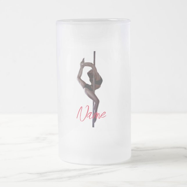 Caneca De Cerveja Vidro Jateado Dançarina fêmea Thunder_Cove (Centro)