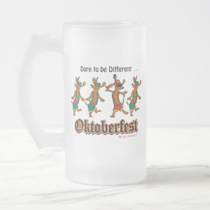 Caneca De Cerveja Vidro Jateado Dare-to-Be-Different-Oktoberfest