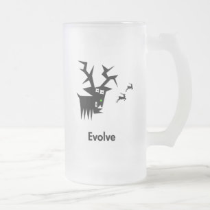 Caneca De Cerveja Vidro Jateado Deer Evolve