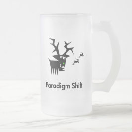 Caneca De Cerveja Vidro Jateado Deer Paradigm Shift