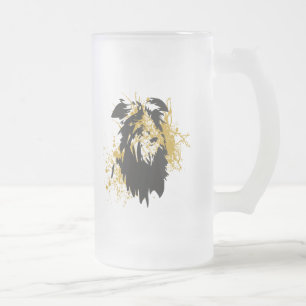 Caneca De Cerveja Vidro Jateado Deerhound urban