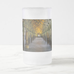 Caneca De Cerveja Vidro Jateado Deixar A Luz Brilhar Através Da Caneta De Vidro De