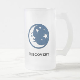 Caneca De Cerveja Vidro Jateado Descoberta de estrelas de lua