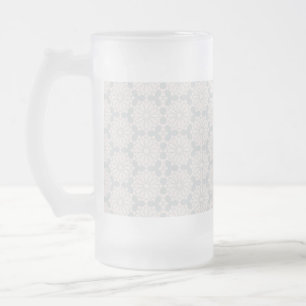 Caneca De Cerveja Vidro Jateado Desenho de Arte Islâmica Elegante