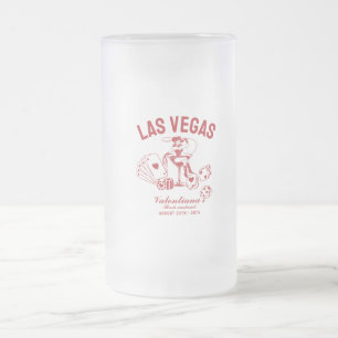 Caneca De Cerveja Vidro Jateado Despedida de Solteira Personalizada em Las Vegas