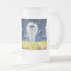 Caneca De Cerveja Vidro Jateado Dez pequenos monstros: Morris, a Fosco da múmia