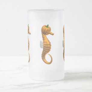 Caneca De Cerveja Vidro Jateado Dia de as Bruxas engraçado