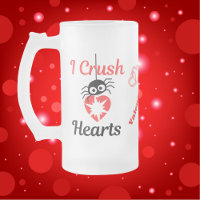 Dia de os namorados I Crush Hearts, aranha fofa |