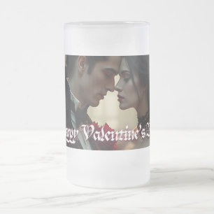 Caneca De Cerveja Vidro Jateado Dia dos Namorados de Paixão Eterna