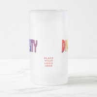 Diversidade Mug de Fosco Personalizado do Arco-Íri