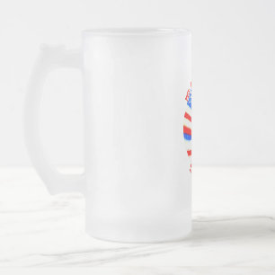 CANECA DE CERVEJA VIDRO JATEADO DONALD TRUMP... EU SOU UMA GAROTA TRUMP. E ENTÃO?