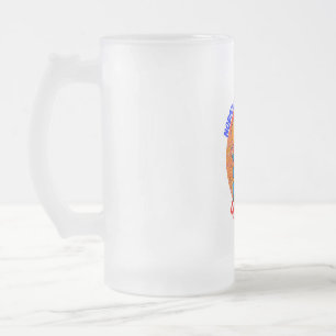 CANECA DE CERVEJA VIDRO JATEADO DONALD TRUMP- NINGUÉM CONSTRUI PAREDES COMO EU.