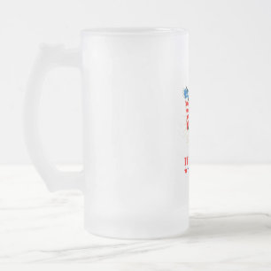 CANECA DE CERVEJA VIDRO JATEADO DONALD TRUMP-TRUMP GIRL