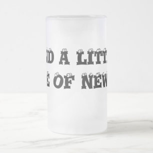 CANECA DE CERVEJA VIDRO JATEADO E UM POUCO DE OLHO DE NOVO!
