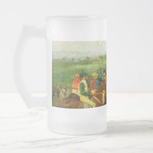 Caneca De Cerveja Vidro Jateado Edgar Degas Horseback Riding