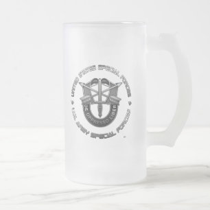 Caneca De Cerveja Vidro Jateado Edição Especial do Green Berets DUI