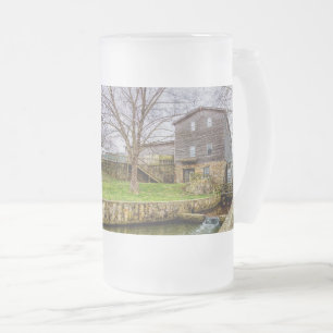 Caneca De Cerveja Vidro Jateado Edwards Mill Fosco Mug
