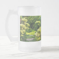 Efeito de pintura de jardim japonês Paisagem