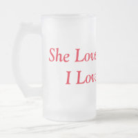 Ela ama a minha barba. Eu amo a sua Bumbum Mug.