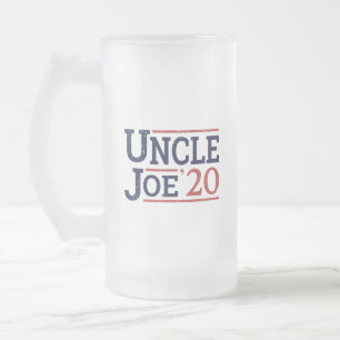 Caneca De Cerveja Vidro Jateado Eleição 2020 - Tio Joe