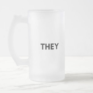 Caneca De Cerveja Vidro Jateado eles