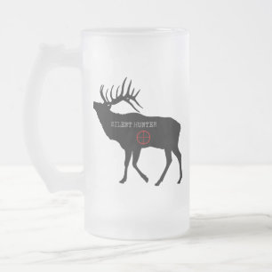 Caneca De Cerveja Vidro Jateado Elk Silent Hunter Red Reticle