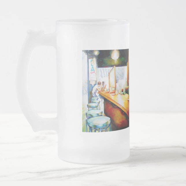 Caneca De Cerveja Vidro Jateado Emocional para motivar, lógica para justificar (Esquerda)