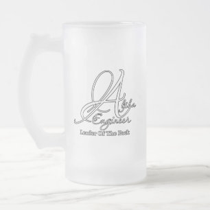 Caneca De Cerveja Vidro Jateado Engenheiro Alpha