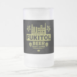 Caneca De Cerveja Vidro Jateado Engraçado Novelty, rótulos de cerveja de Natal
