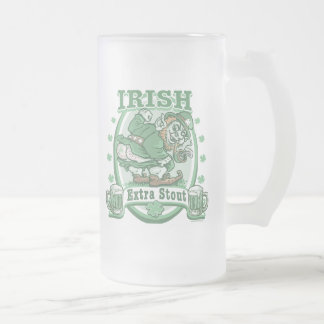Caneca De Cerveja Vidro Jateado Engrenagem robusta extra irlandesa da cerveja